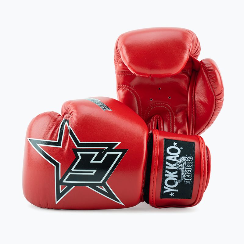 Boxing gloves YOKKAO Institution Boxing red 2