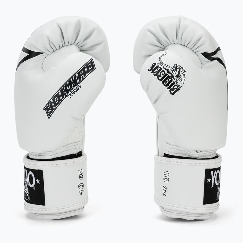 Boxing gloves YOKKAO Institution Boxing white 4