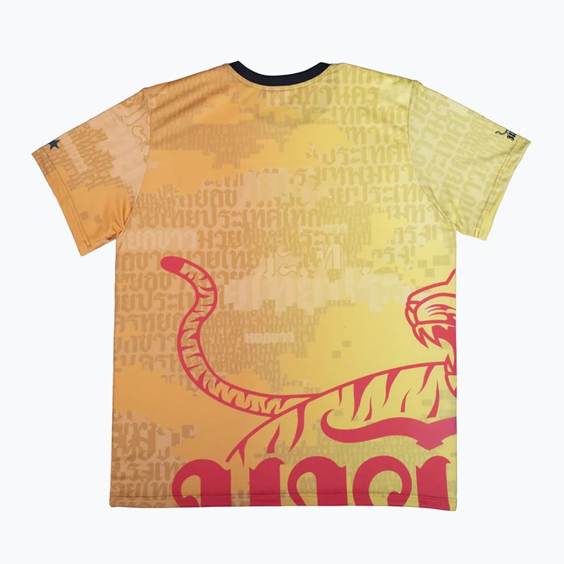 YOKKAO Breakfast At The Gym training shirt yellow WTYS-BG-21 2