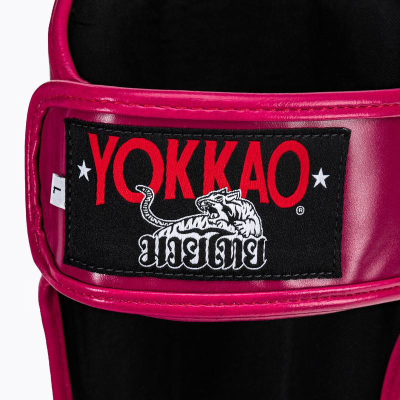 YOKKAO Matrix shin guards red SYGL-X-23 3