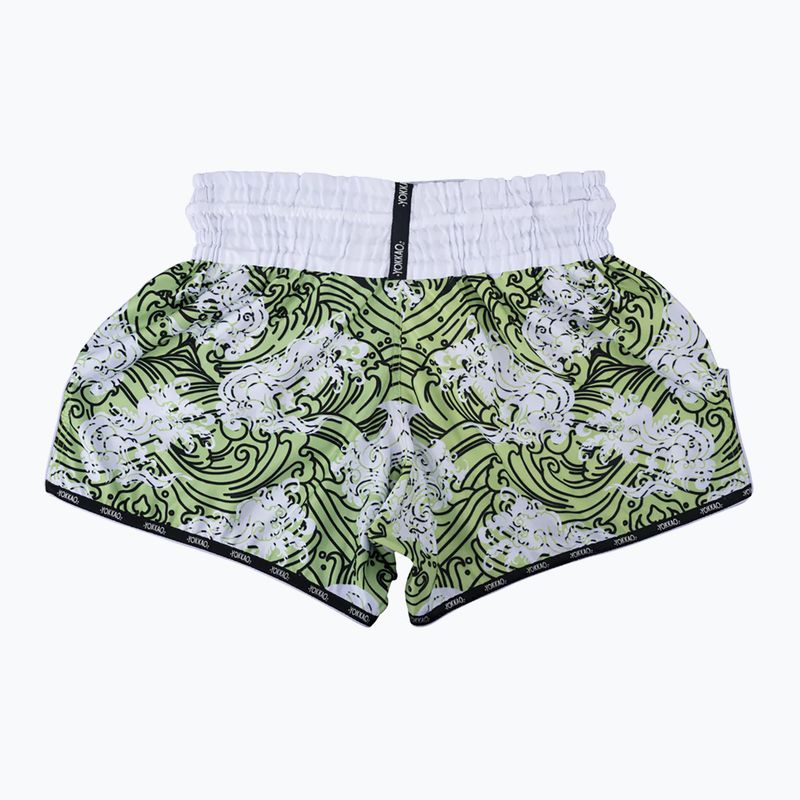 YOKKAO Hawaiian green MMA shorts TYBS-136-20 2
