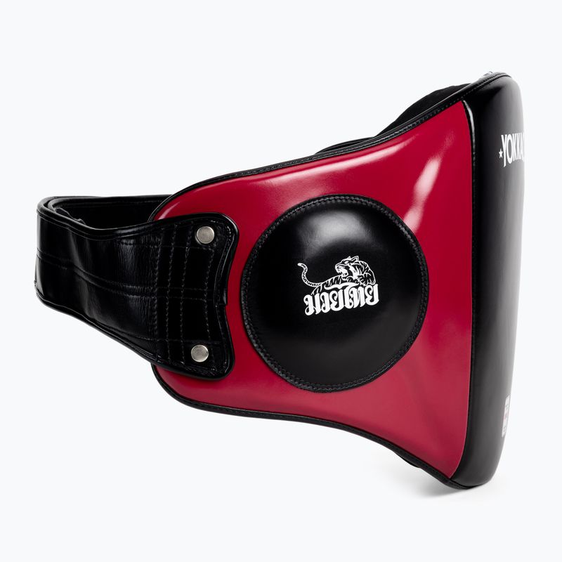 YOKKAO impact training abdominal belt black/red BYPL-18 2