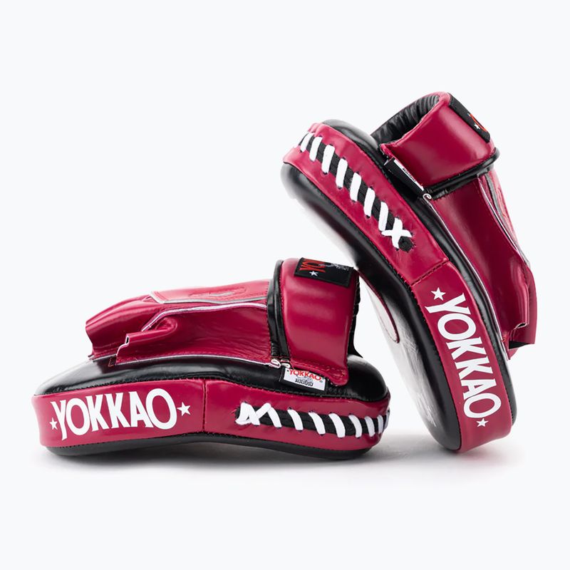 YOKKAO Focus Mitts Open training discs black and red FYML-18 2