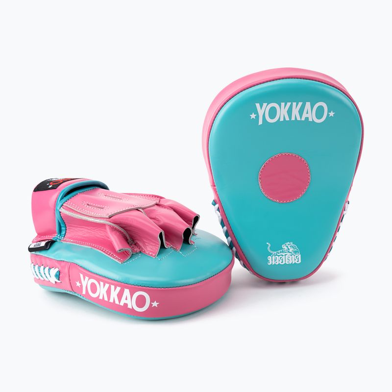YOKKAO Focus Mitts hot pink/island training pads 2