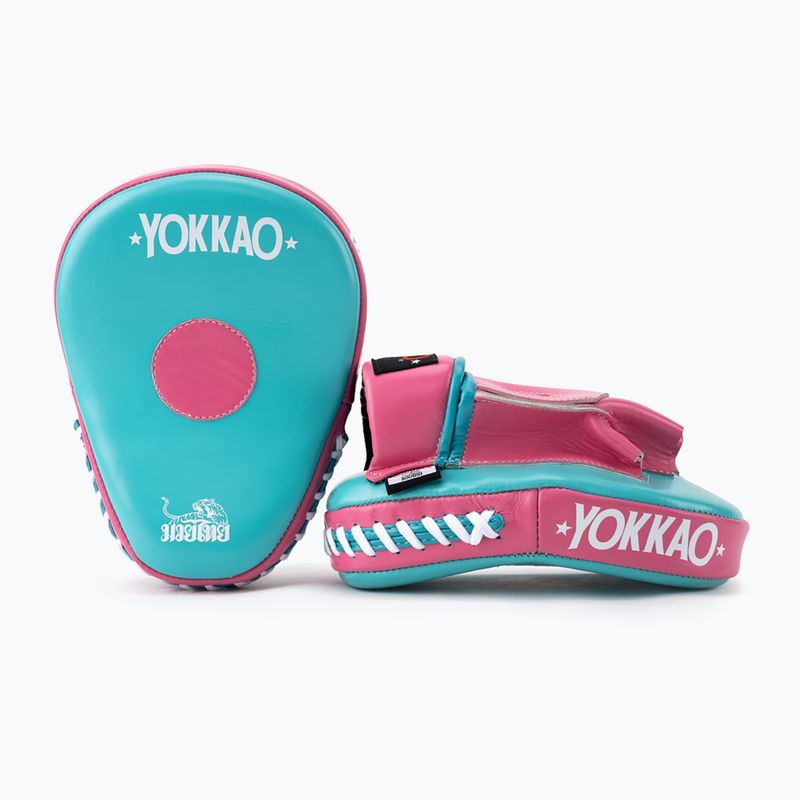 YOKKAO Focus Mitts hot pink/island training pads 3