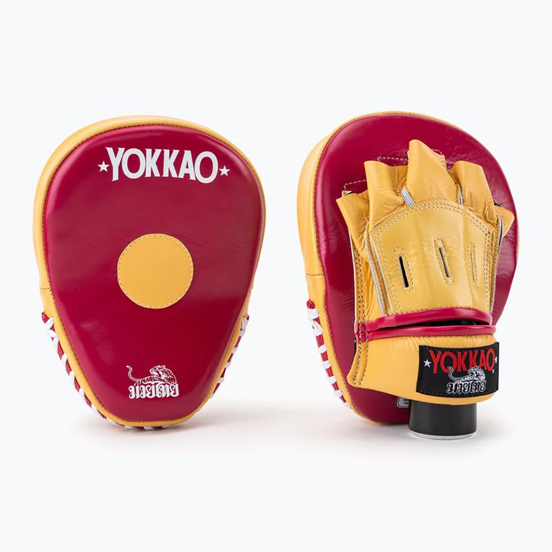 YOKKAO Focus Mitts Open training discs red-yellow FYML-21 2