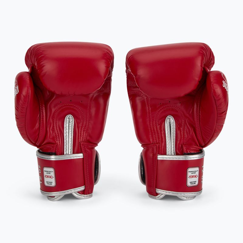 Men's boxing gloves YOKKAO Stadium red 3