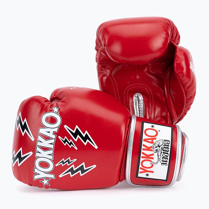 Men's boxing gloves YOKKAO Stadium red 7