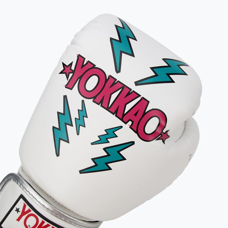 Men's boxing gloves YOKKAO Stadium white 5