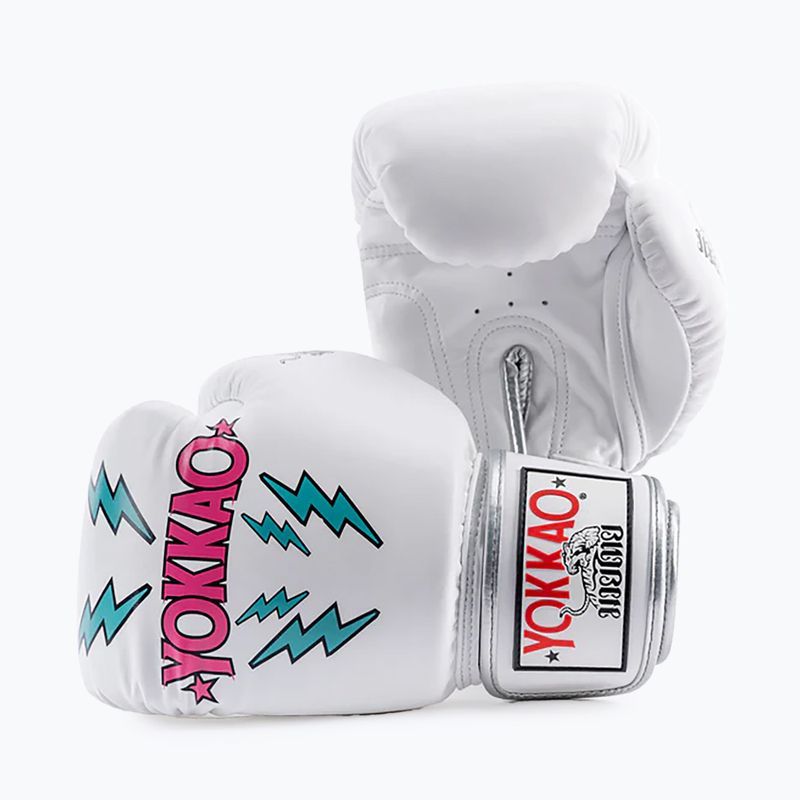 Men's boxing gloves YOKKAO Stadium white