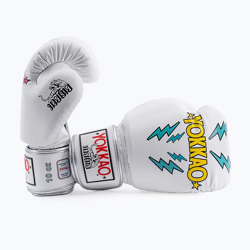Men's boxing gloves YOKKAO Stadium white 3