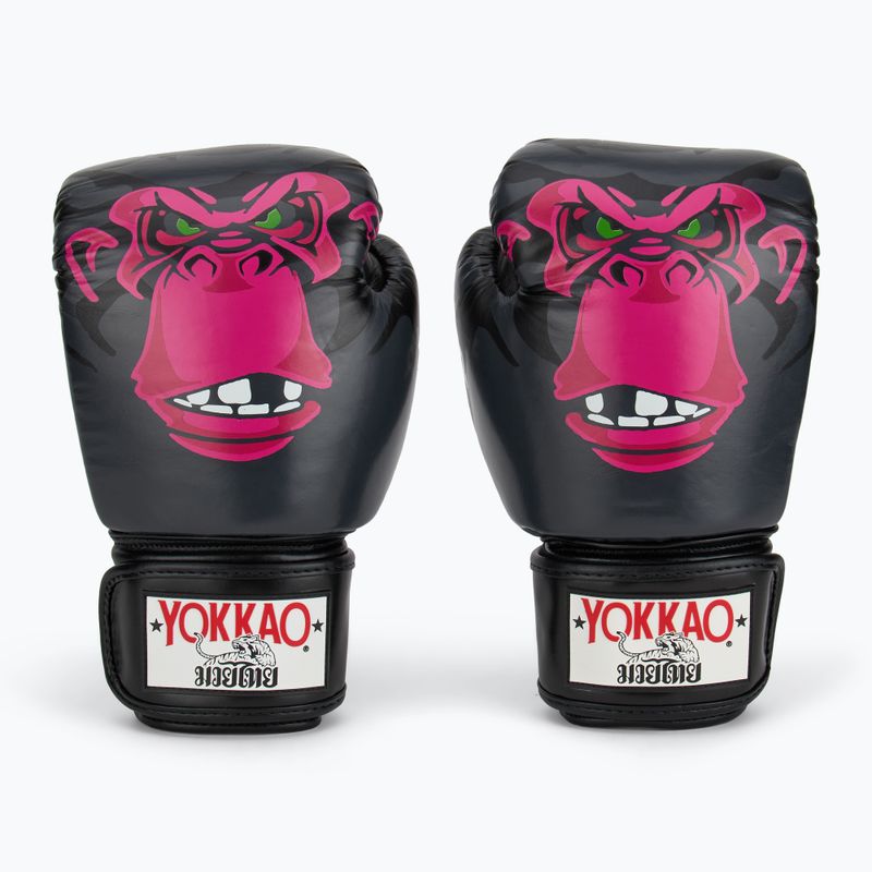 Men's boxing gloves YOKKAO Primate black 2