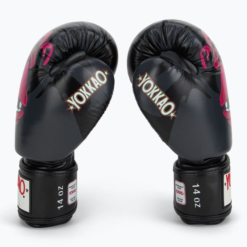 Men's boxing gloves YOKKAO Primate black 4