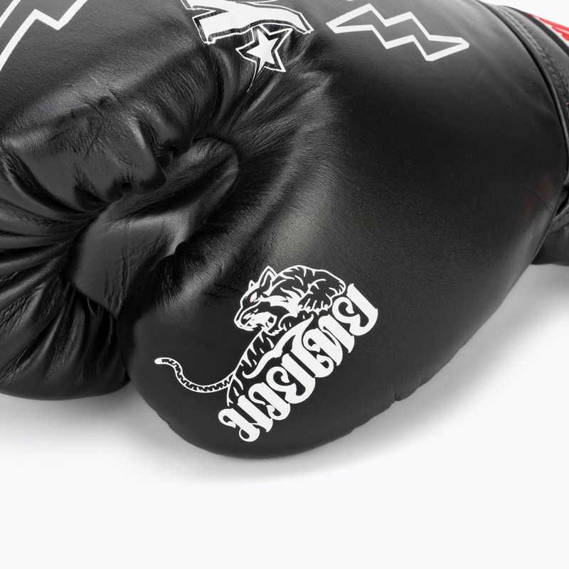 Men's boxing gloves YOKKAO Stadium Lace Up black 7