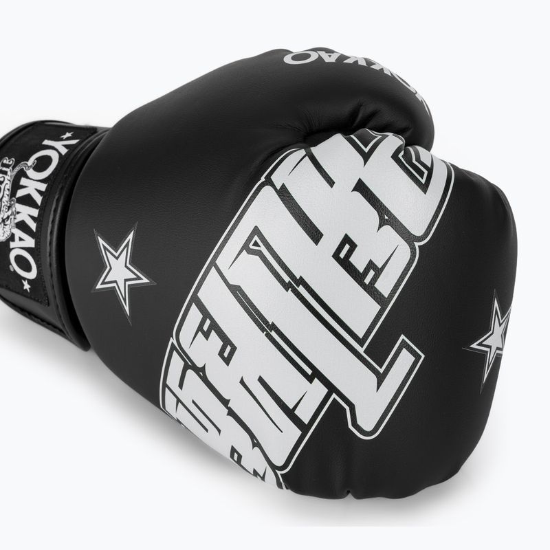 Boxing gloves YOKKAO Lettering Boxing black 5
