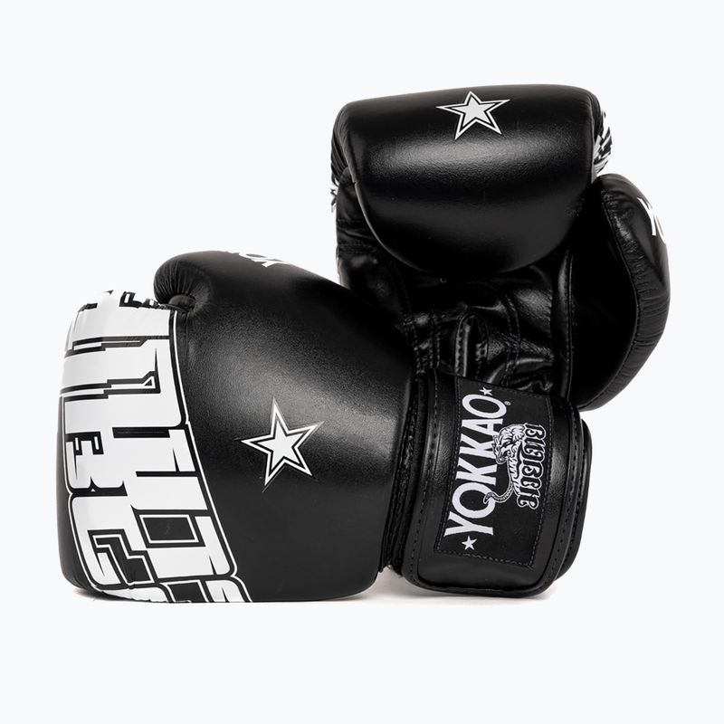Boxing gloves YOKKAO Lettering Boxing black