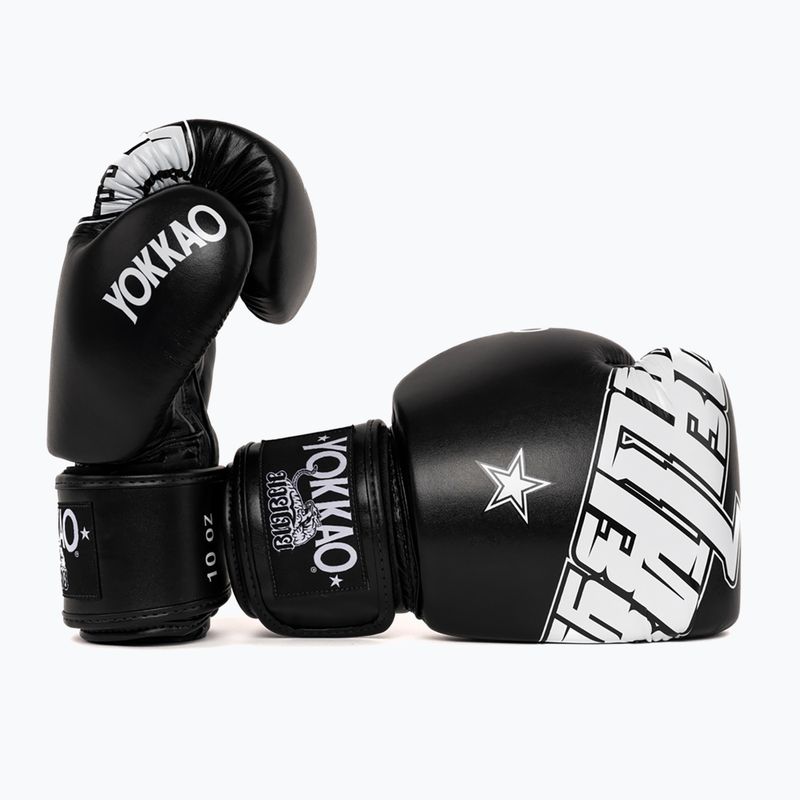 Boxing gloves YOKKAO Lettering Boxing black 3