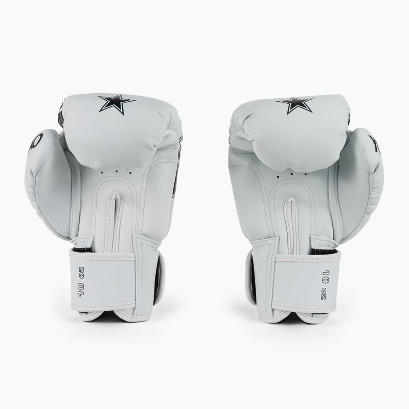 Boxing gloves YOKKAO Lettering Boxing white 3