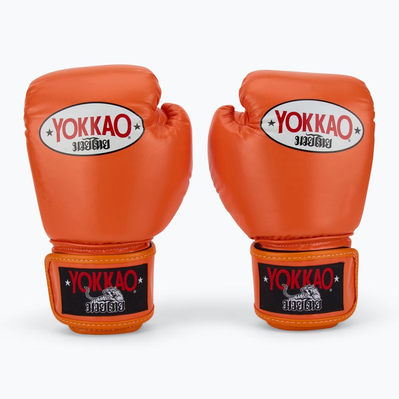 YOKKAO men's boxing gloves Matrix orange ibis 2
