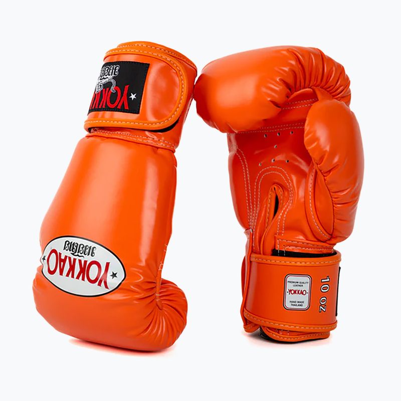 YOKKAO men's boxing gloves Matrix orange ibis 8