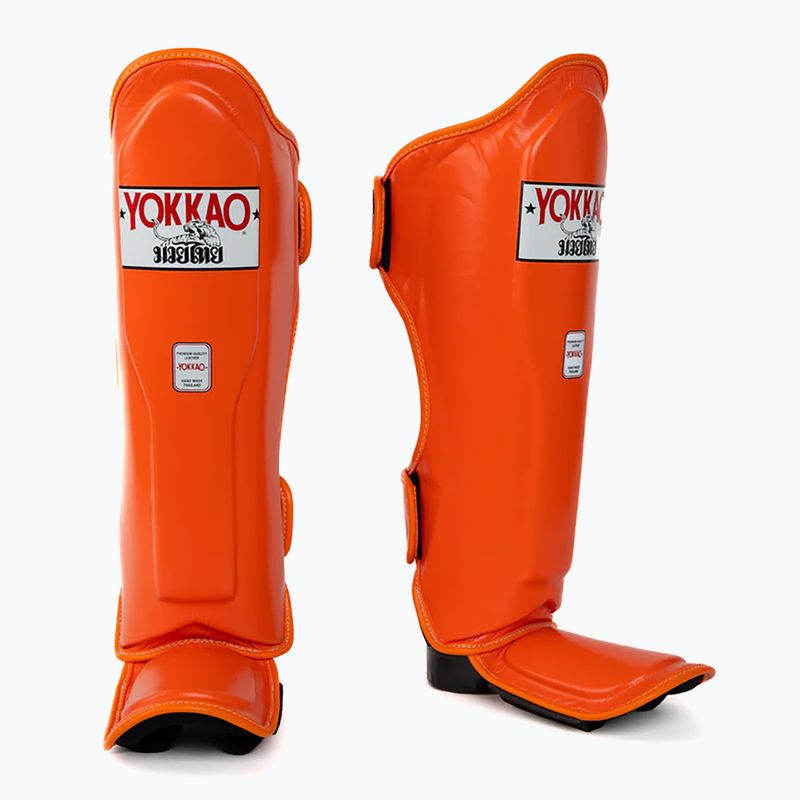YOKKAO Matrix orange ibis tibia and foot protectors 2
