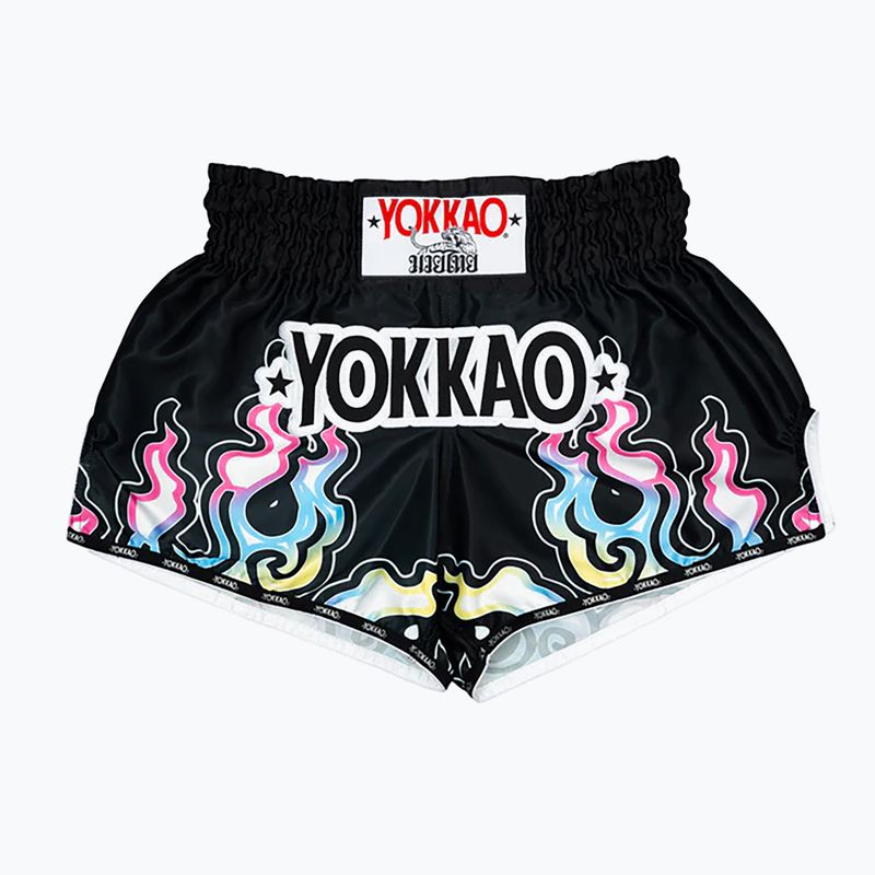 Men's training shorts YOKKAO Flames CarbonFit black