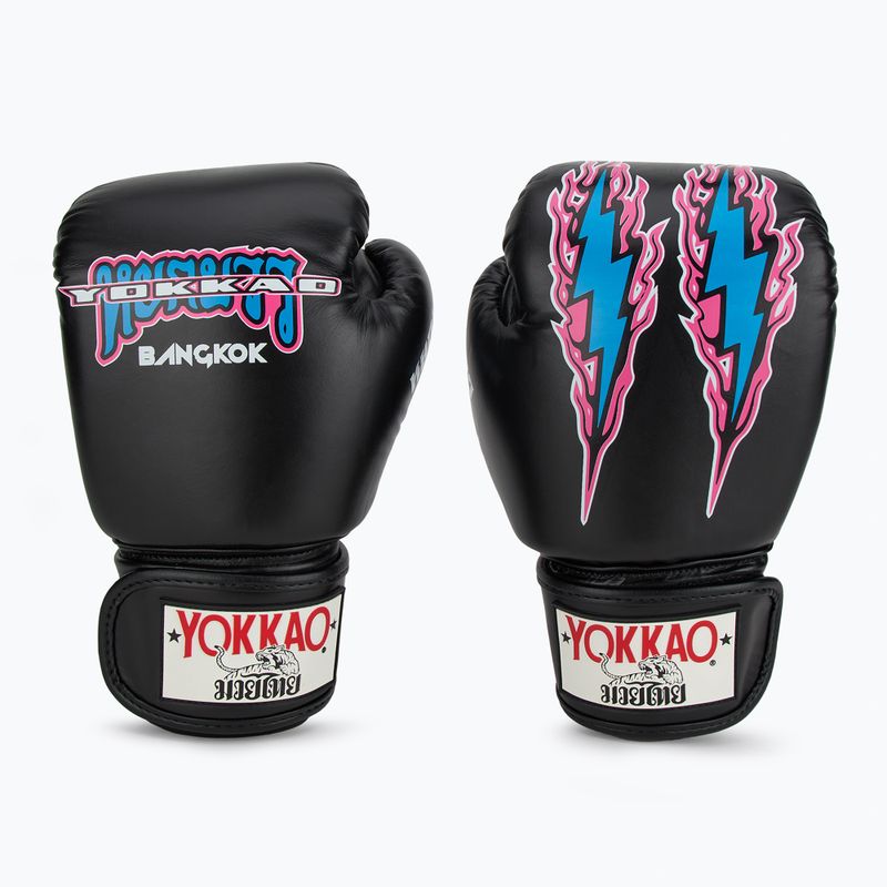YOKKAO East Club men's boxing gloves black 2