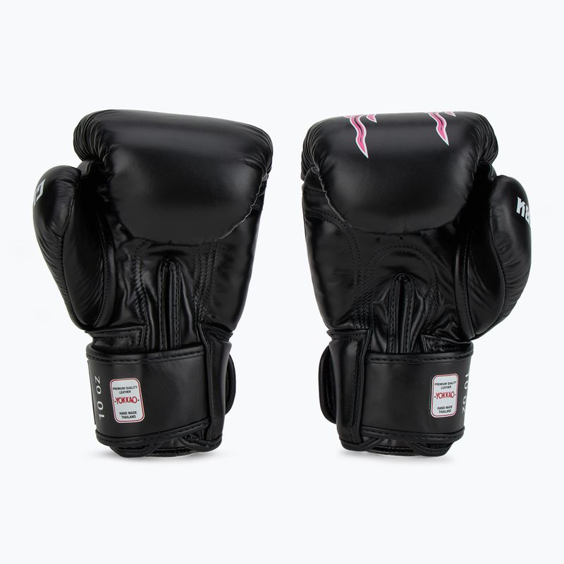 YOKKAO East Club men's boxing gloves black 3