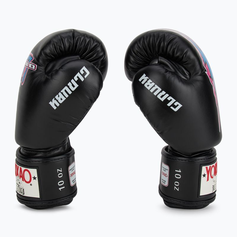 YOKKAO East Club men's boxing gloves black 4