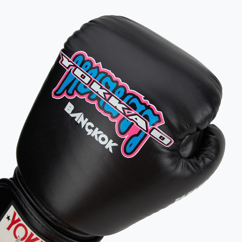 YOKKAO East Club men's boxing gloves black 5