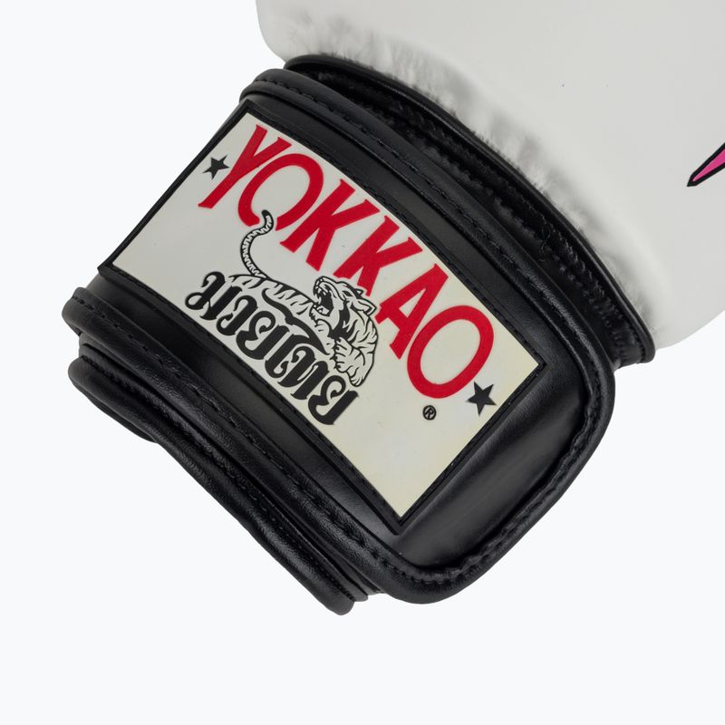 Men's boxing gloves YOKKAO East Club white 6