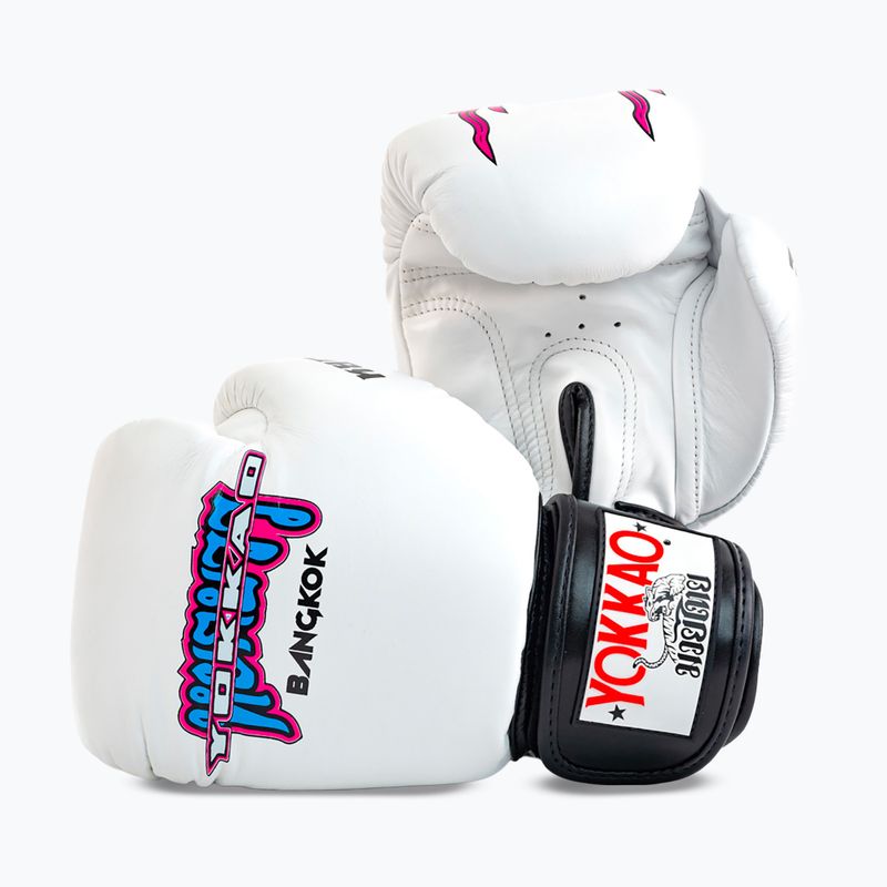 Men's boxing gloves YOKKAO East Club white