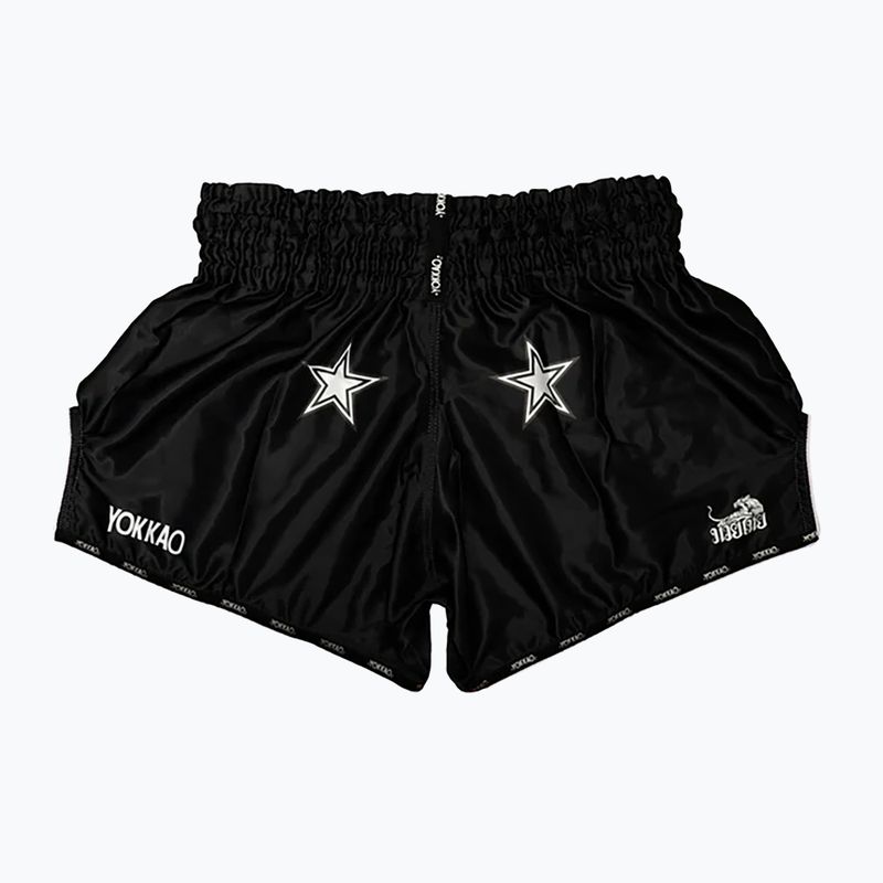 Men's training shorts YOKKAO Lettering Fight black 2