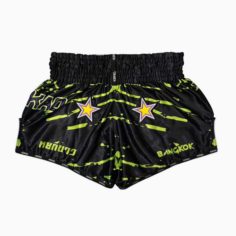 Men's training shorts YOKKAO Angry Bull Muay Thai black 2