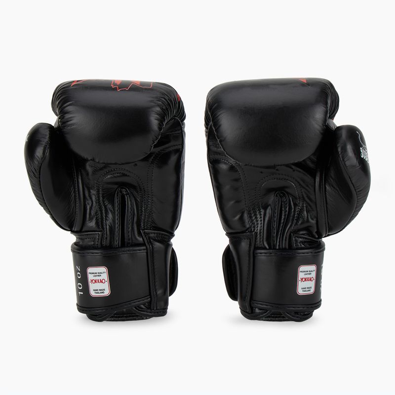 YOKKAO Fighter KO men's boxing gloves black 3