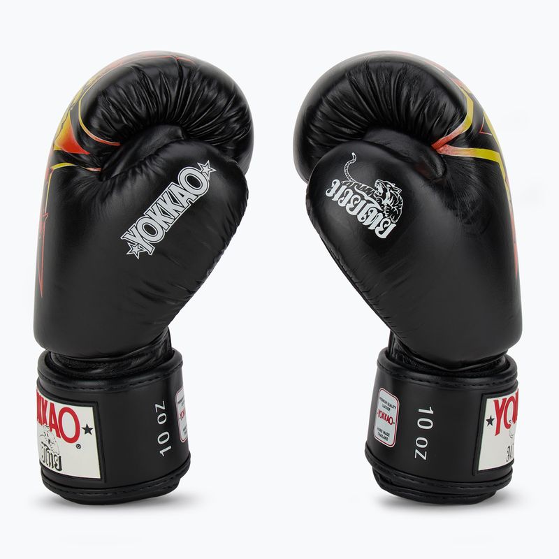 YOKKAO Fighter KO men's boxing gloves black 4