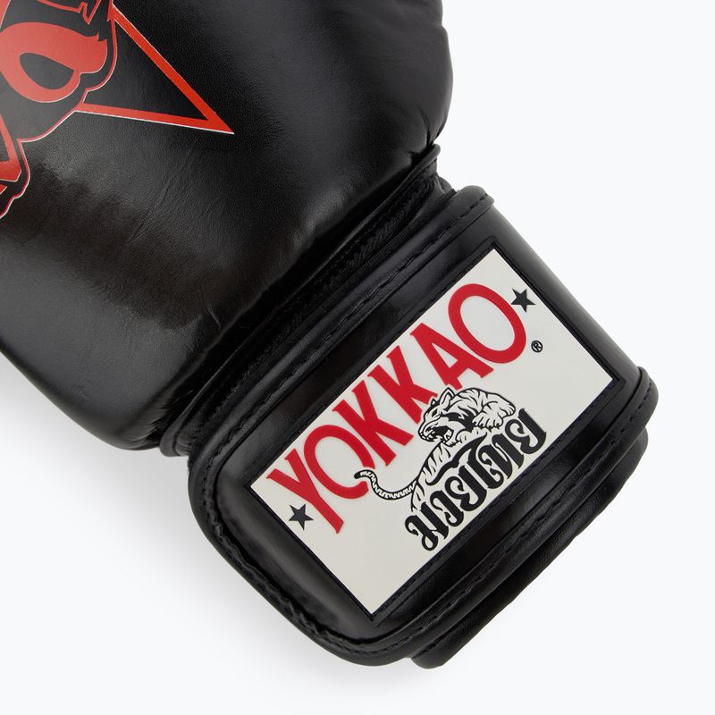 YOKKAO Fighter KO men's boxing gloves black 6