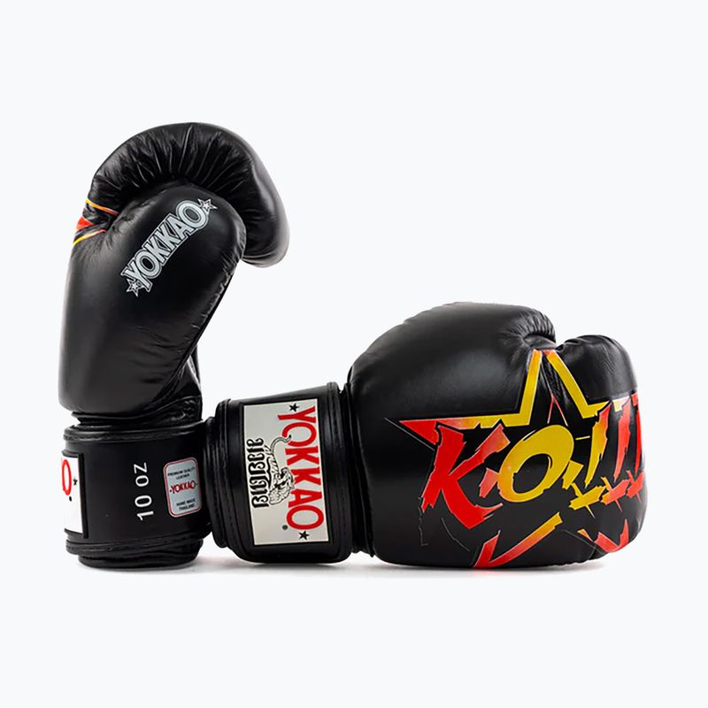 YOKKAO Fighter KO men's boxing gloves black 2