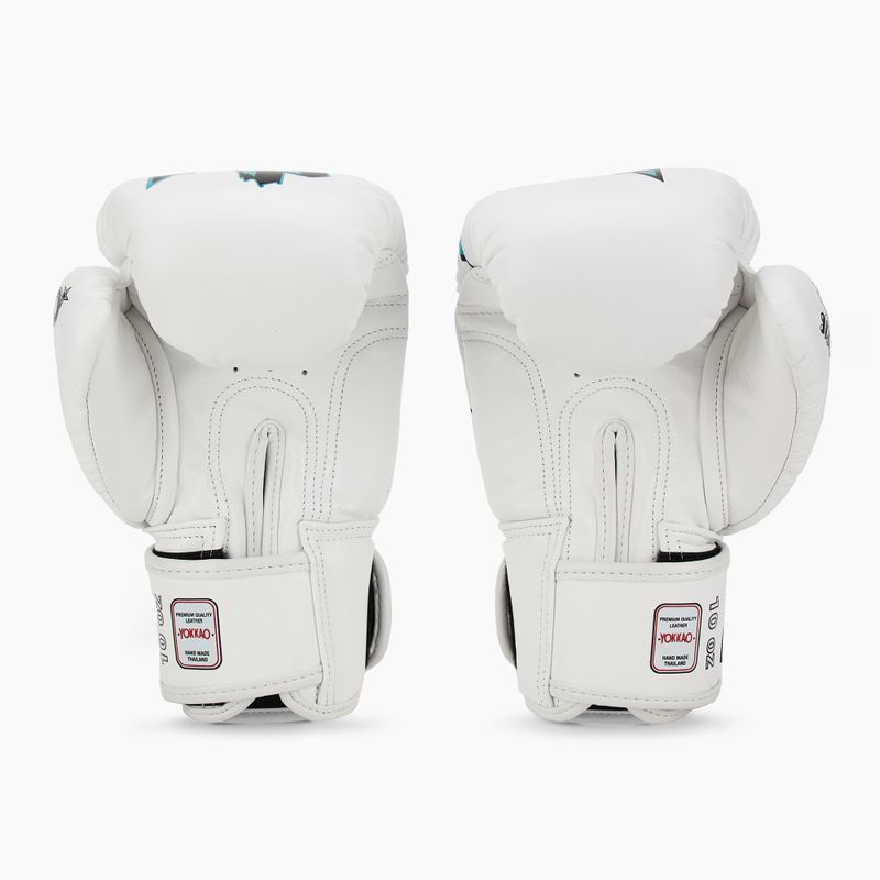 Men's boxing gloves YOKKAO Fighter KO white 3