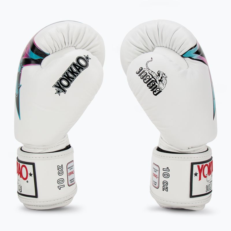 Men's boxing gloves YOKKAO Fighter KO white 4