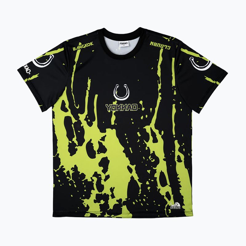 Men's training T-shirt YOKKAO Angry Bull Workout black