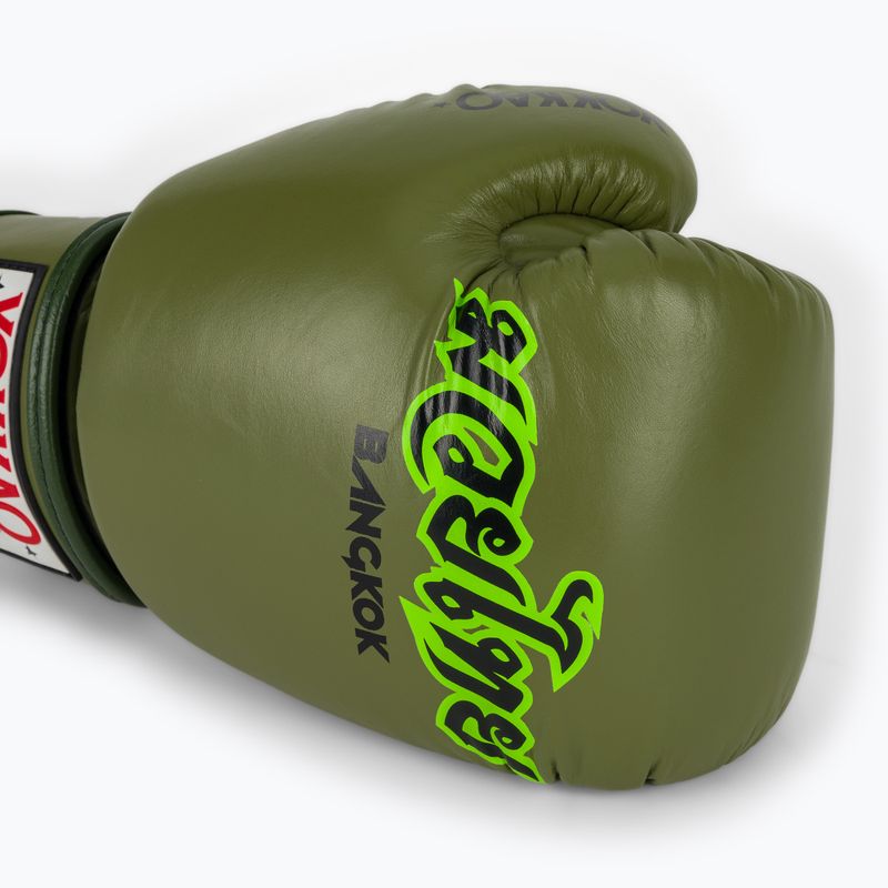 Boxing gloves YOKKAO Late Show Boxing olive 5