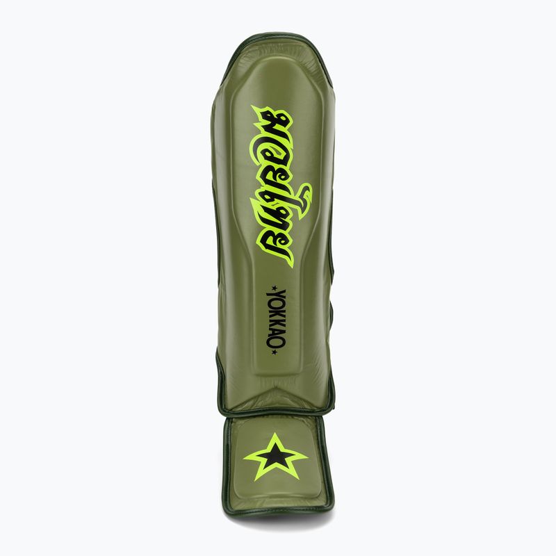 Foot and shin guards YOKKAO Late Show olive 4