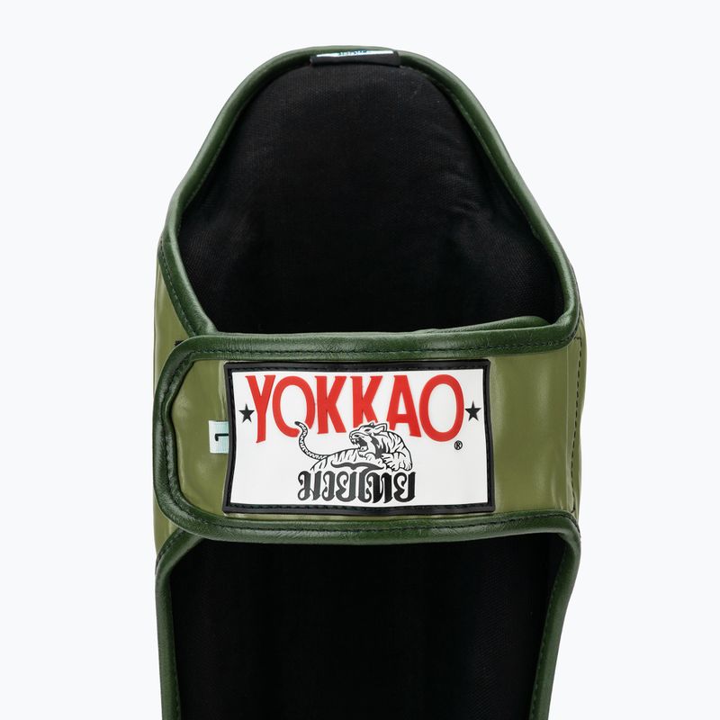 Foot and shin guards YOKKAO Late Show olive 7