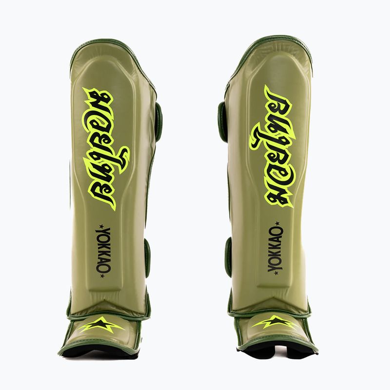 Shin and foot guards YOKKAO Late Show olive
