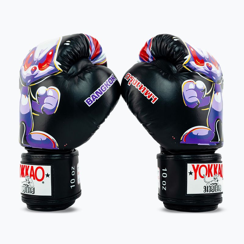 Boxing gloves YOKKAO Angry Rabbit Boxing black 4