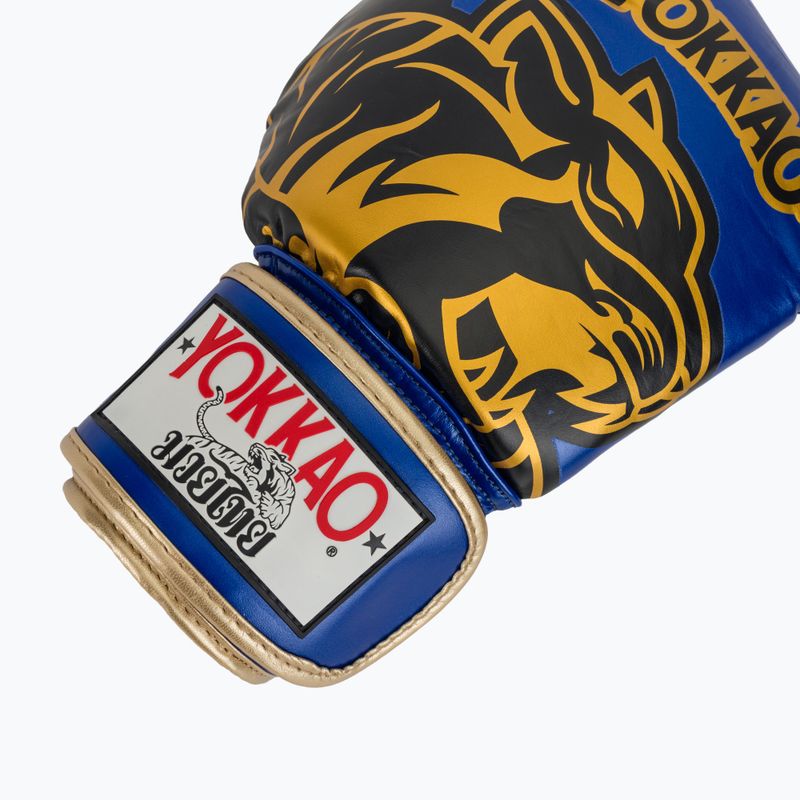 Boxing gloves YOKKAO Original Boxing Gloves electric blue 6