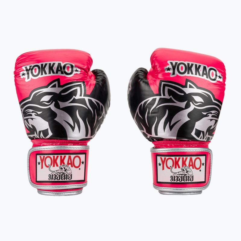 Boxing gloves YOKKAO Original Boxing Gloves fuchsia 2