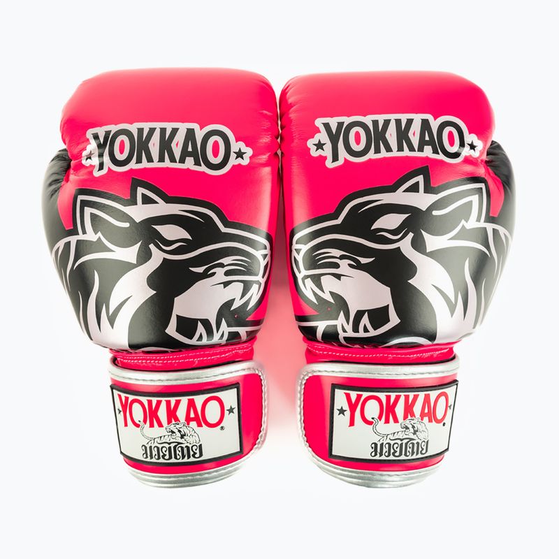 Boxing gloves YOKKAO Original Boxing Gloves fuchsia