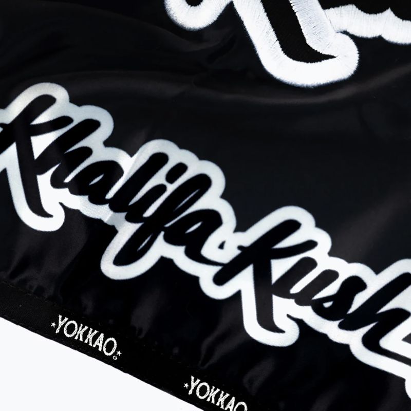 Men's training shorts YOKKAO Khalifa Kush Muay Thai black 3